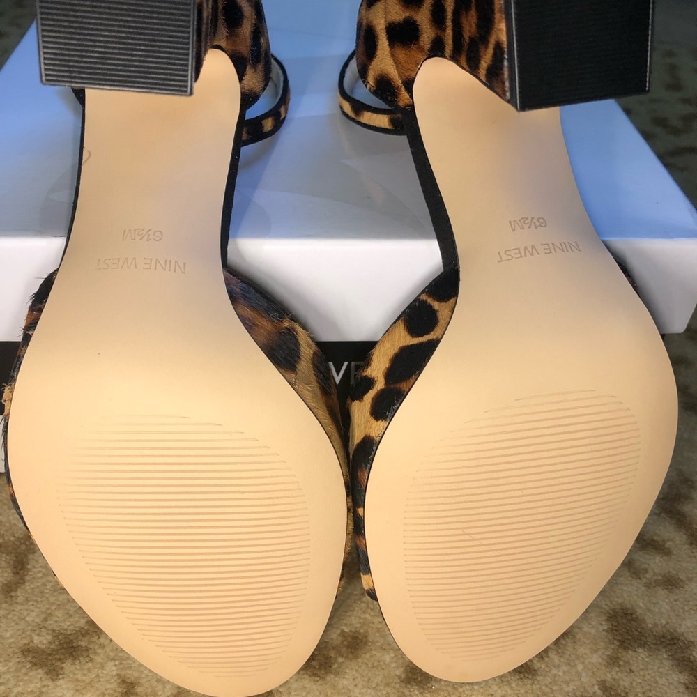 Nine West Gavyn Open Toe Ankle Heel